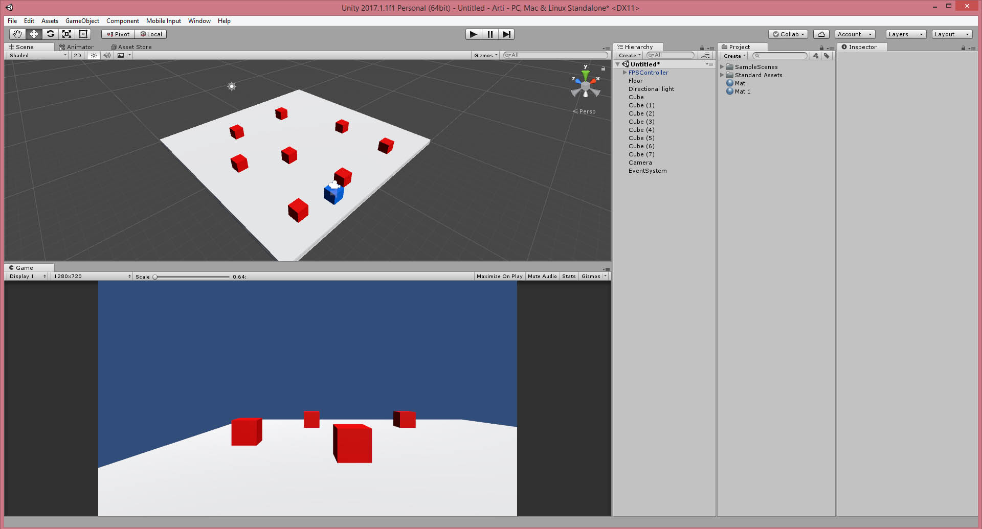 สร้าง Mini map ง่ายๆโดยใช้ Render to texture