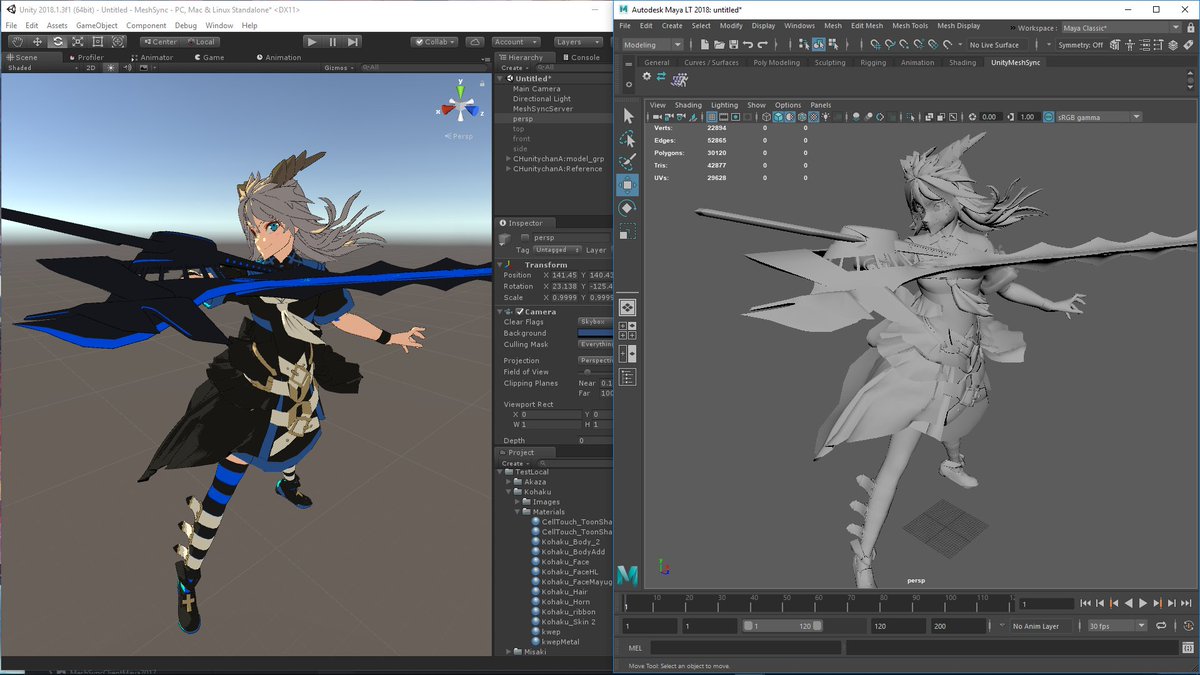 MeshSync เครื่องมือฟรีสำหรับระบบ live link ของ Unity