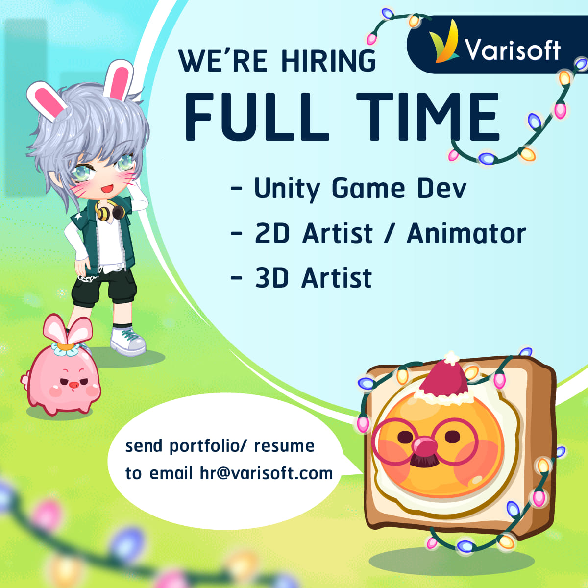 [รับสมัครงาร] Varisoft ประกาศหาพนักงานเพิ่มด่วน